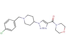 4-({1-[1-(4-chlorobenzyl)-4-piperidinyl]-1H-1,2,3-triazol-4-yl}carbonyl)morpholine
