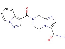 7-(pyrazolo[1,5-a]pyridin-3-ylcarbonyl)-5,6,7,8-tetrahydroimidazo[1,2-a]pyrazine-3-carboxamide