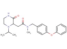 2-(1-isopropyl-3-oxo-2-piperazinyl)-N-methyl-N-(4-phenoxybenzyl)acetamide