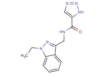 N-[(1-ethyl-1H-indazol-3-yl)methyl]-1H-1,2,3-triazole-5-carboxamide