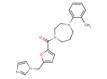 1-[5-(1H-imidazol-1-ylmethyl)-2-furoyl]-4-(2-methylphenyl)-1,4-diazepane