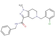 N-benzyl-5-(2-chlorobenzyl)-1-methyl-4,5,6,7-tetrahydro-1H-pyrazolo[4,3-c]pyridine-3-carboxamide