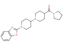 1'-(1,3-benzoxazol-2-yl)-4-(1-pyrrolidinylcarbonyl)-1,4'-bipiperidine