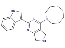 4-azocan-1-yl-2-(1H-indol-3-yl)-6,7-dihydro-5H-pyrrolo[3,4-d]pyrimidine