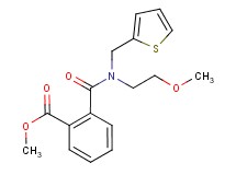 methyl 2-{[(2-methoxyethyl)(2-thienylmethyl)amino]carbonyl}benzoate