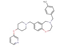 4-(4-methylbenzyl)-7-{[4-(3-pyridinyloxy)-1-piperidinyl]methyl}-2,3,4,5-tetrahydro-1,4-benzoxazepine
