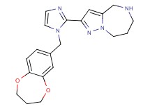 2-[1-(3,4-dihydro-2H-1,5-benzodioxepin-7-ylmethyl)-1H-imidazol-2-yl]-5,6,7,8-tetrahydro-4H-pyrazolo[1,5-a][1,4]diazepine dihydrochloride