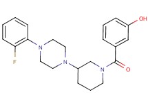 3-({3-[4-(2-fluorophenyl)-1-piperazinyl]-1-piperidinyl}carbonyl)phenol