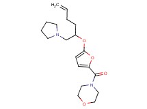 4-(5-{[(2S,5R)-5-(pyrrolidin-1-ylmethyl)tetrahydrofuran-2-yl]methyl}-2-furoyl)morpholine