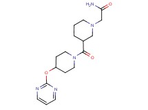 2-(3-{[4-(pyrimidin-2-yloxy)piperidin-1-yl]carbonyl}piperidin-1-yl)acetamide