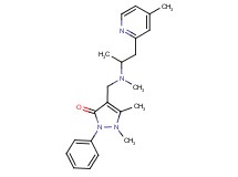 1,5-dimethyl-4-({methyl[1-methyl-2-(4-methylpyridin-2-yl)ethyl]amino}methyl)-2-phenyl-1,2-dihydro-3H-pyrazol-3-one