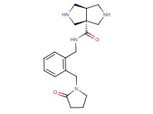 cis-N-{2-[(2-oxopyrrolidin-1-yl)methyl]benzyl}hexahydropyrrolo[3,4-c]pyrrole-3a(1H)-carboxamide
