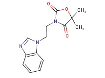 3-[2-(1H-benzimidazol-1-yl)ethyl]-5,5-dimethyl-1,3-oxazolidine-2,4-dione