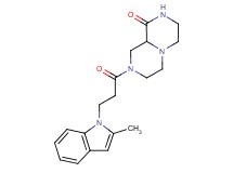 8-[3-(2-methyl-1H-indol-1-yl)propanoyl]hexahydro-2H-pyrazino[1,2-a]pyrazin-1(6H)-one