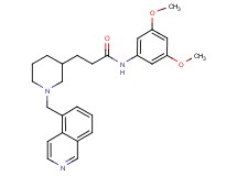 N-(3,5-dimethoxyphenyl)-3-[1-(5-isoquinolinylmethyl)-3-piperidinyl]propanamide