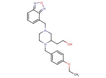 2-[4-(2,1,3-benzoxadiazol-4-ylmethyl)-1-(4-ethoxybenzyl)-2-piperazinyl]ethanol