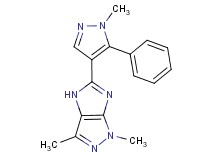 1,3-dimethyl-5-(1-methyl-5-phenyl-1H-pyrazol-4-yl)-1,4-dihydroimidazo[4,5-c]pyrazole