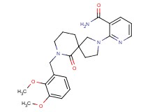 2-[7-(2,3-dimethoxybenzyl)-6-oxo-2,7-diazaspiro[4.5]dec-2-yl]nicotinamide