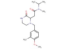 N-isopropyl-2-[1-(4-methoxy-3-methylbenzyl)-3-oxo-2-piperazinyl]-N-methylacetamide