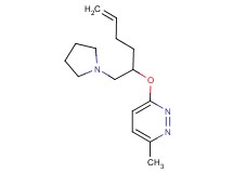 3-methyl-6-{[1-(pyrrolidin-1-ylmethyl)pent-4-en-1-yl]oxy}pyridazine