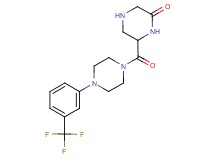 6-({4-[3-(trifluoromethyl)phenyl]-1-piperazinyl}carbonyl)-2-piperazinone hydrochloride