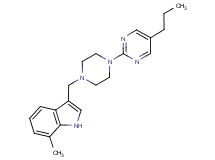 7-methyl-3-{[4-(5-propylpyrimidin-2-yl)piperazin-1-yl]methyl}-1H-indole