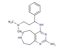 N~4~-[3-(dimethylamino)-1-phenylpropyl]-6,7,8,9-tetrahydro-5H-pyrimido[4,5-d]azepine-2,4-diamine dihydrochloride