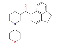 1,2-dihydro-5-acenaphthylenyl[1-(tetrahydro-2H-pyran-4-yl)-3-piperidinyl]methanone
