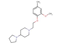 1-[2-(2-methoxy-4-methylphenoxy)ethyl]-4-pyrrolidin-1-ylpiperidine