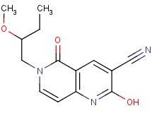 2-hydroxy-6-(2-methoxybutyl)-5-oxo-5,6-dihydro-1,6-naphthyridine-3-carbonitrile