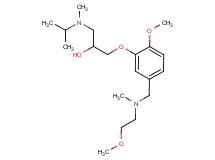 1-[isopropyl(methyl)amino]-3-(2-methoxy-5-{[(2-methoxyethyl)(methyl)amino]methyl}phenoxy)-2-propanol