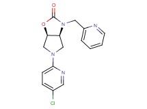 (3aS*,6aR*)-5-(5-chloro-2-pyridinyl)-3-(2-pyridinylmethyl)hexahydro-2H-pyrrolo[3,4-d][1,3]oxazol-2-one