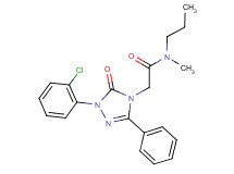 2-[1-(2-chlorophenyl)-5-oxo-3-phenyl-1,5-dihydro-4H-1,2,4-triazol-4-yl]-N-methyl-N-propylacetamide