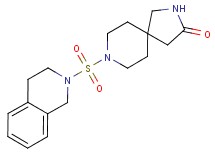 8-(3,4-dihydro-2(1H)-isoquinolinylsulfonyl)-2,8-diazaspiro[4.5]decan-3-one