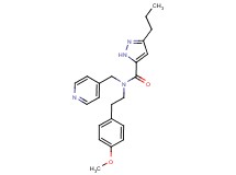 N-[2-(4-methoxyphenyl)ethyl]-3-propyl-N-(pyridin-4-ylmethyl)-1H-pyrazole-5-carboxamide