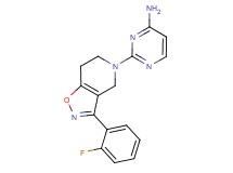 2-[3-(2-fluorophenyl)-6,7-dihydroisoxazolo[4,5-c]pyridin-5(4H)-yl]pyrimidin-4-amine