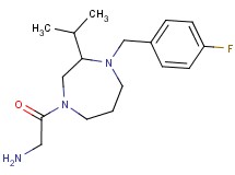 {2-[4-(4-fluorobenzyl)-3-isopropyl-1,4-diazepan-1-yl]-2-oxoethyl}amine dihydrochloride