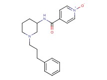 N-[1-(3-phenylpropyl)-3-piperidinyl]isonicotinamide 1-oxide