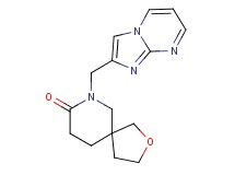 7-(imidazo[1,2-a]pyrimidin-2-ylmethyl)-2-oxa-7-azaspiro[4.5]decan-8-one