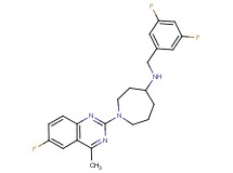 N-(3,5-difluorobenzyl)-1-(6-fluoro-4-methyl-2-quinazolinyl)-4-azepanamine