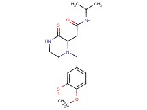 2-[1-(3,4-dimethoxybenzyl)-3-oxo-2-piperazinyl]-N-isopropylacetamide