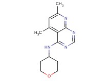 5,7-dimethyl-N-(tetrahydro-2H-pyran-4-yl)pyrido[2,3-d]pyrimidin-4-amine