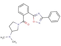 N,N-dimethyl-1-[2-(3-phenyl-1,2,4-oxadiazol-5-yl)benzoyl]pyrrolidin-3-amine