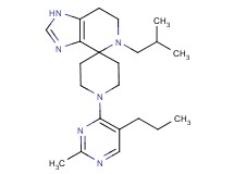 5-isobutyl-1'-(2-methyl-5-propylpyrimidin-4-yl)-1,5,6,7-tetrahydrospiro[imidazo[4,5-c]pyridine-4,4'-piperidine]