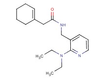 2-(1-cyclohexen-1-yl)-N-{[2-(diethylamino)-3-pyridinyl]methyl}acetamide