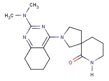 2-[2-(dimethylamino)-5,6,7,8-tetrahydro-4-quinazolinyl]-2,7-diazaspiro[4.5]decan-6-one