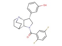 3-[(3R*,3aR*,7aR*)-1-(2,5-difluorobenzoyl)octahydro-4,7-ethanopyrrolo[3,2-b]pyridin-3-yl]phenol