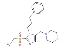 4-{[2-(ethylsulfonyl)-1-(3-phenylpropyl)-1H-imidazol-5-yl]methyl}morpholine