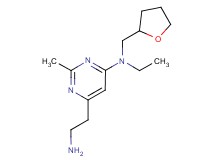 6-(2-aminoethyl)-N-ethyl-2-methyl-N-(tetrahydrofuran-2-ylmethyl)pyrimidin-4-amine
