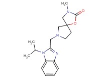 7-[(1-isopropyl-1H-benzimidazol-2-yl)methyl]-3-methyl-1-oxa-3,7-diazaspiro[4.4]nonan-2-one